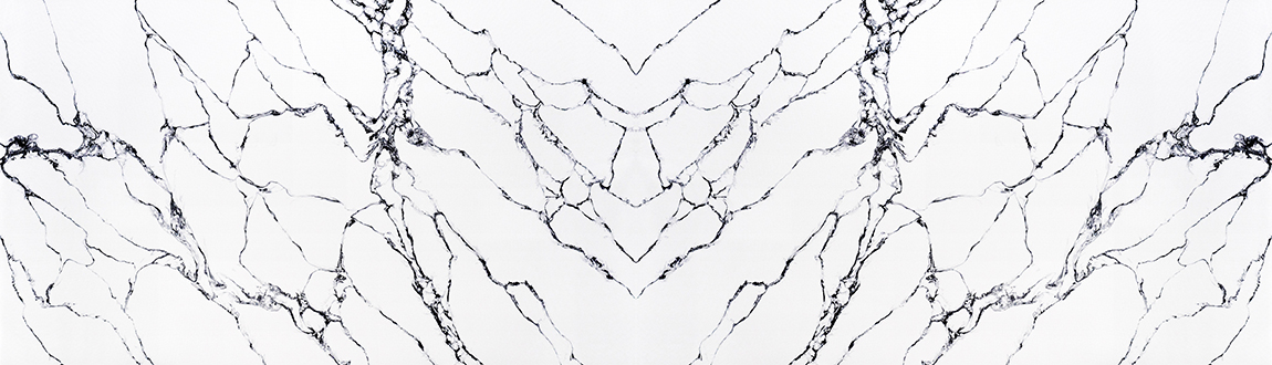 Bookmatching Calacatta