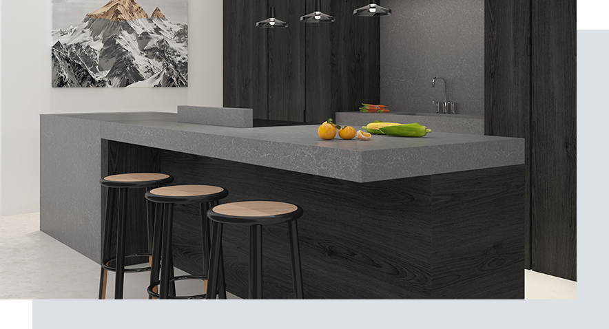 5 Kitchen Design Ideas Using Veined Quartz Countertops 4 Quartz Surfaces PMC1412