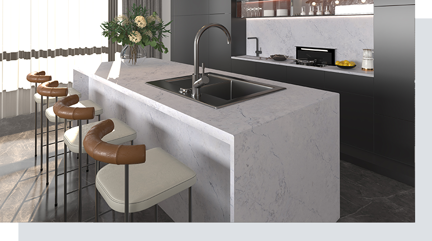 How Can Calacatta Quartz Elevate Your Interior Design? 2 Stone Surfaces PMC1313