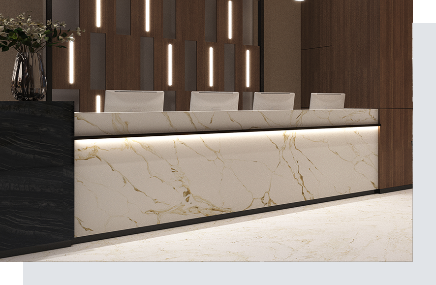 How Can Calacatta Quartz Elevate Your Interior Design? 4 Stone Surfaces PMC1633