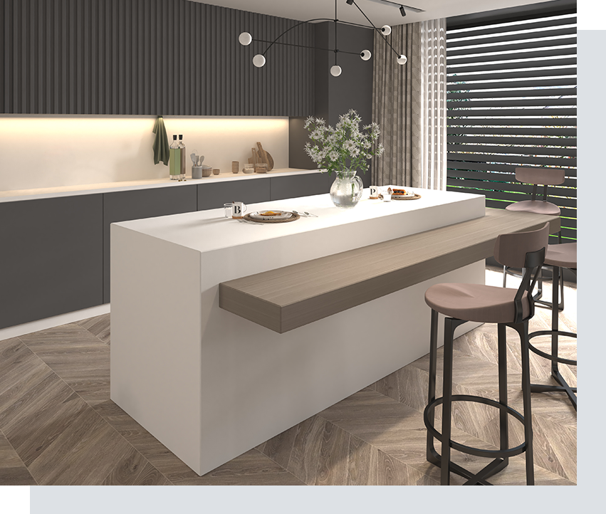 The Enduring Charm of Calacatta Quartz in Modern Design 2 Quartz Surfaces PMC1010