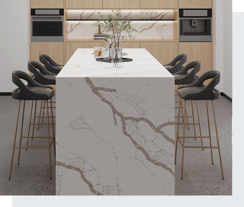 How Can Calacatta Quartz Elevate Your Interior Design? 5 Stone Surfaces PMC1922