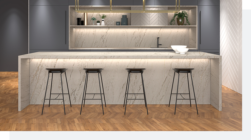The Top 5 Calacatta Quartz Patterns for Luxe Interiors 2 Stone Surfaces PMC1492
