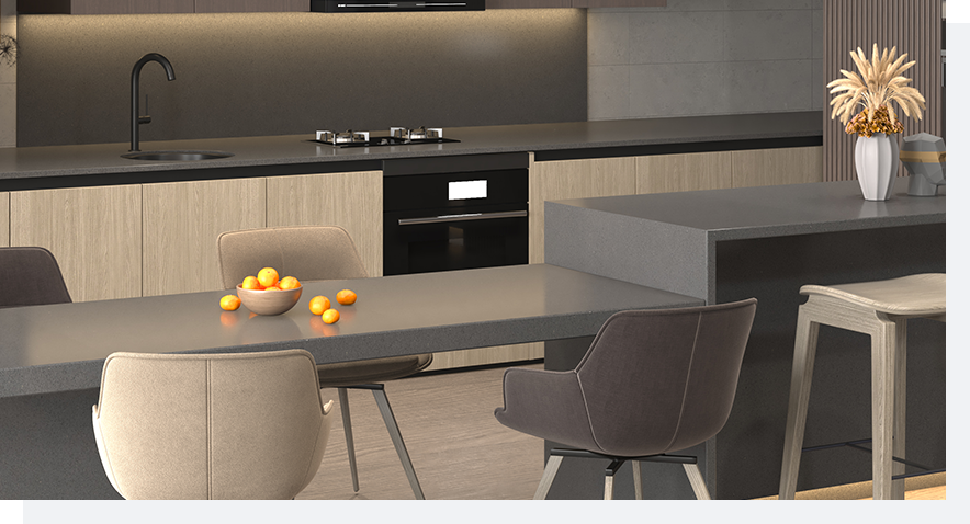 The Top 4 Mixed Grains Quartz Patterns of 2024 3 Stone Surfaces PMQ1032