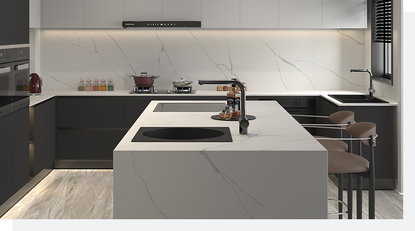 Top 5 Trending Calacatta Quartz Colors and Patterns for Modern Homes 2 Stone Surfaces PMC2034